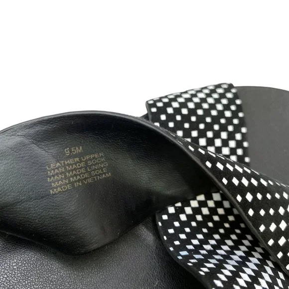 Alex Marie Wedge Sandals Size 9.5 Women Navy White Casual Slip On Sling Back Sho - Picture 4 of 8